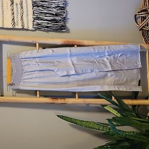 CHASER Satin Wide Elastic Waistband Loungepants